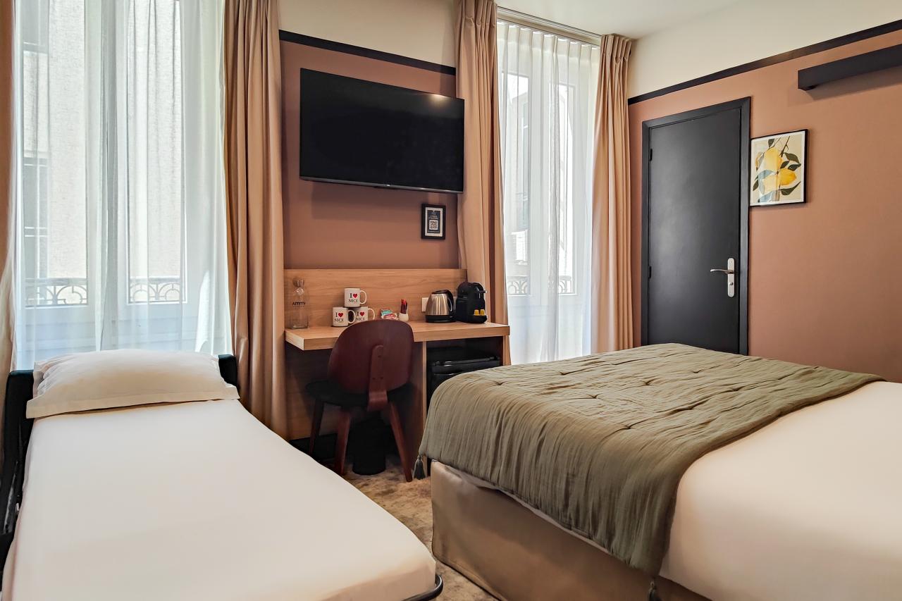 Hôtel de France Nice - Chambre hôtel proche shopping