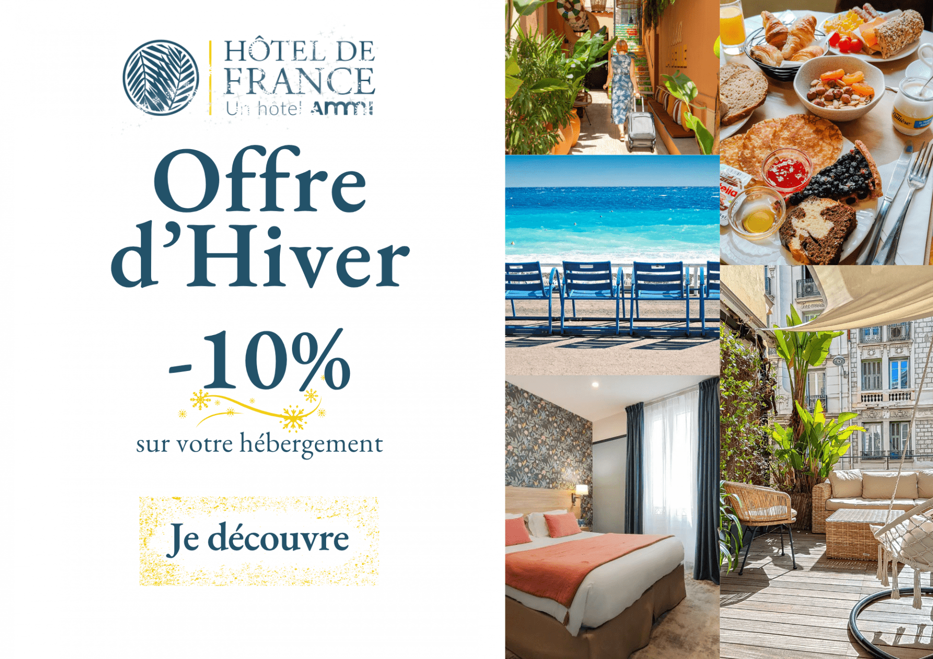 Hôtel de France Nice - Hiver 2025