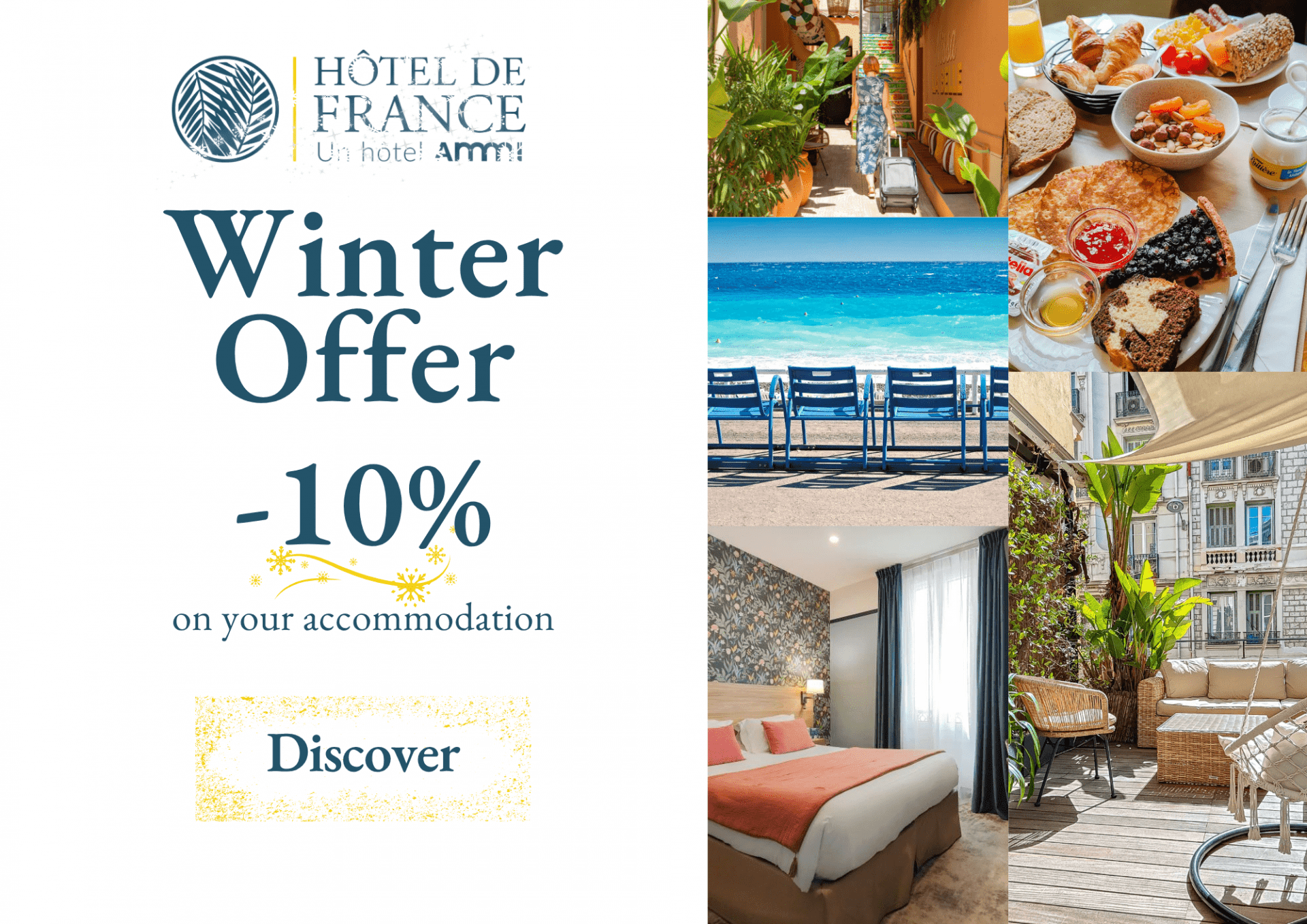 Hôtel de France Nice - Hiver 2025