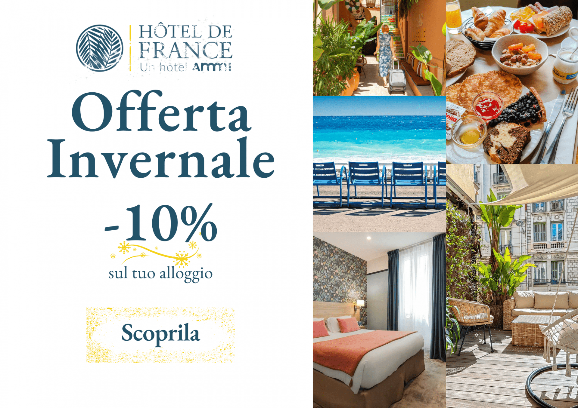 Hôtel de France Nice - Hiver 2025