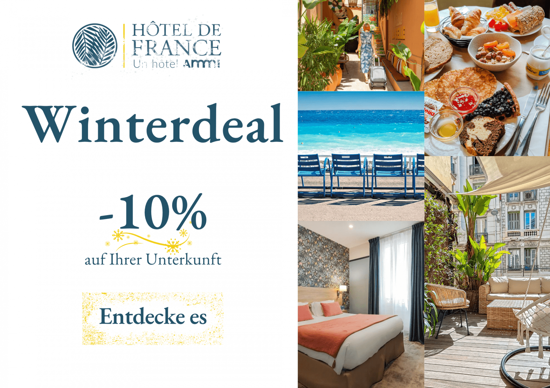 Hôtel de France Nice - Hiver 2025