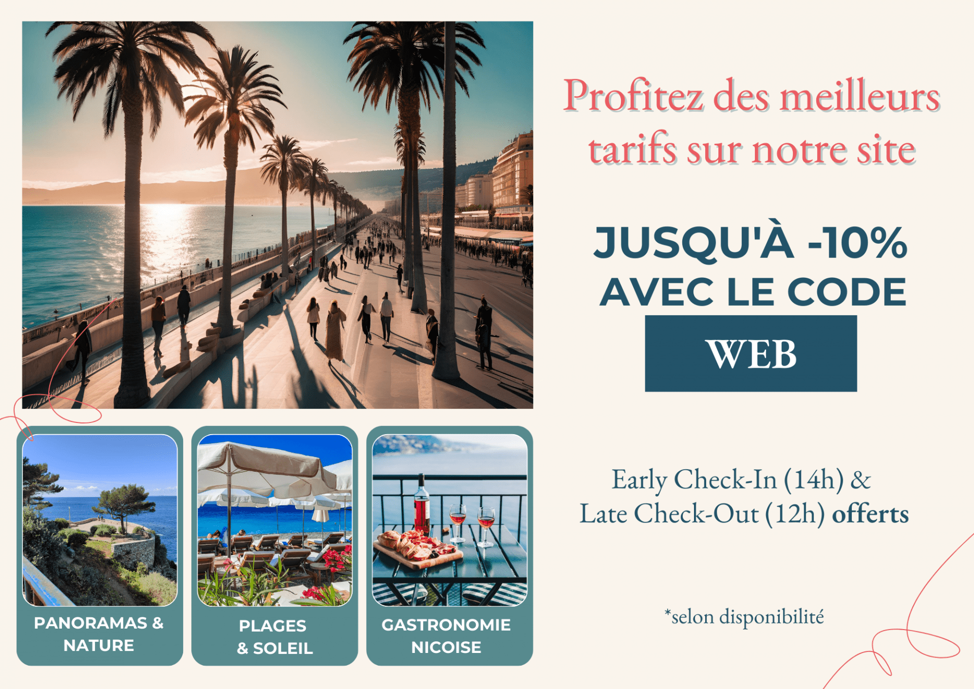 Hôtel de France Nice - Hiver 2025