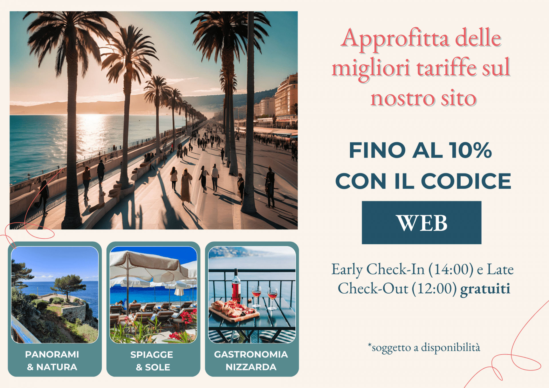 Hôtel de France Nice - Modèle photo unique (SALE09)