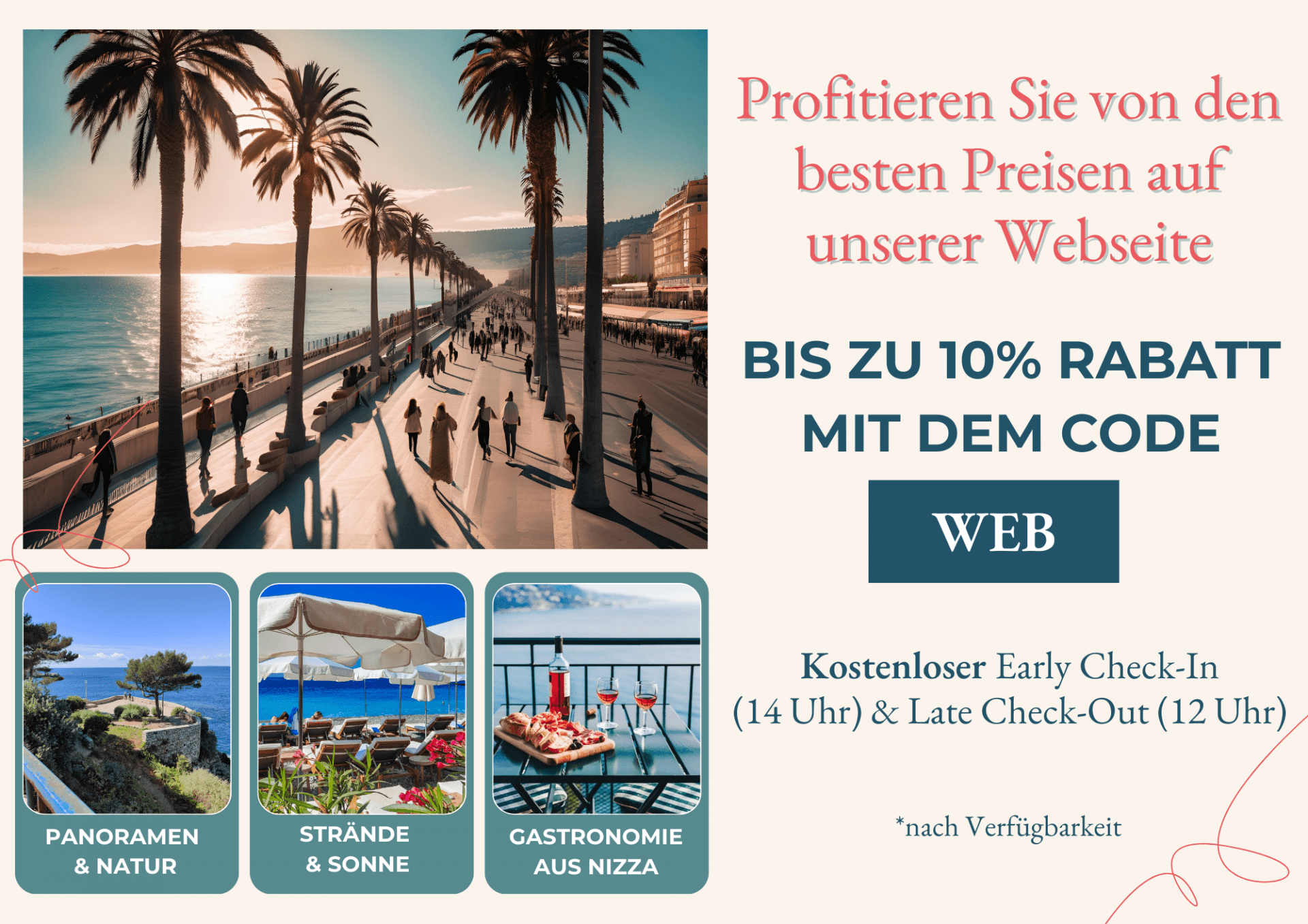 Hôtel de France Nice - Modèle photo unique (SALE09)