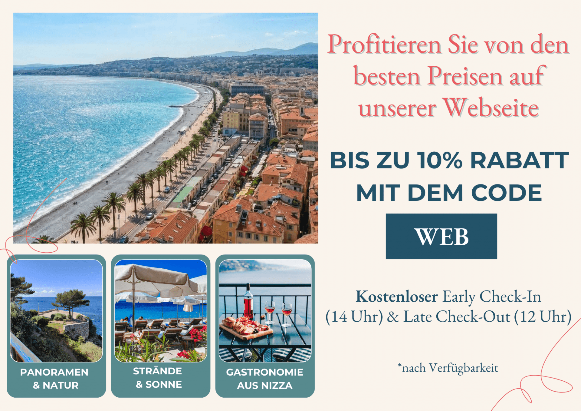 Hôtel de France Nice - Modèle photo unique (SALE09)